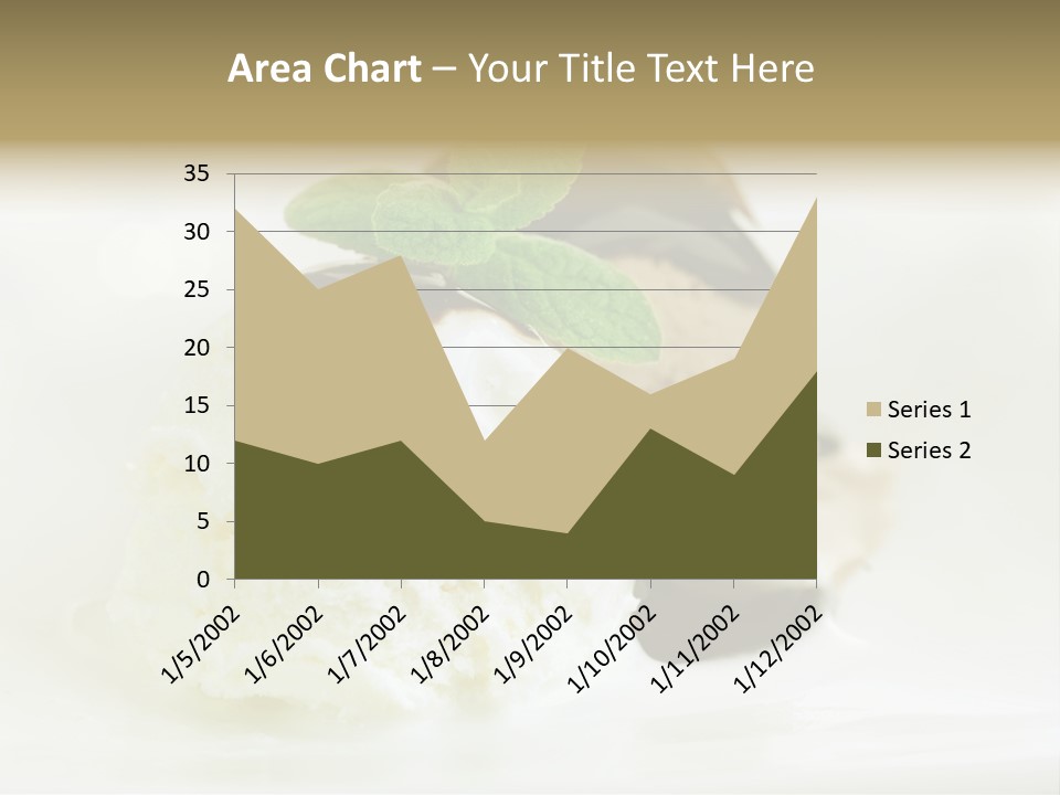Dessert Two Topping PowerPoint Template