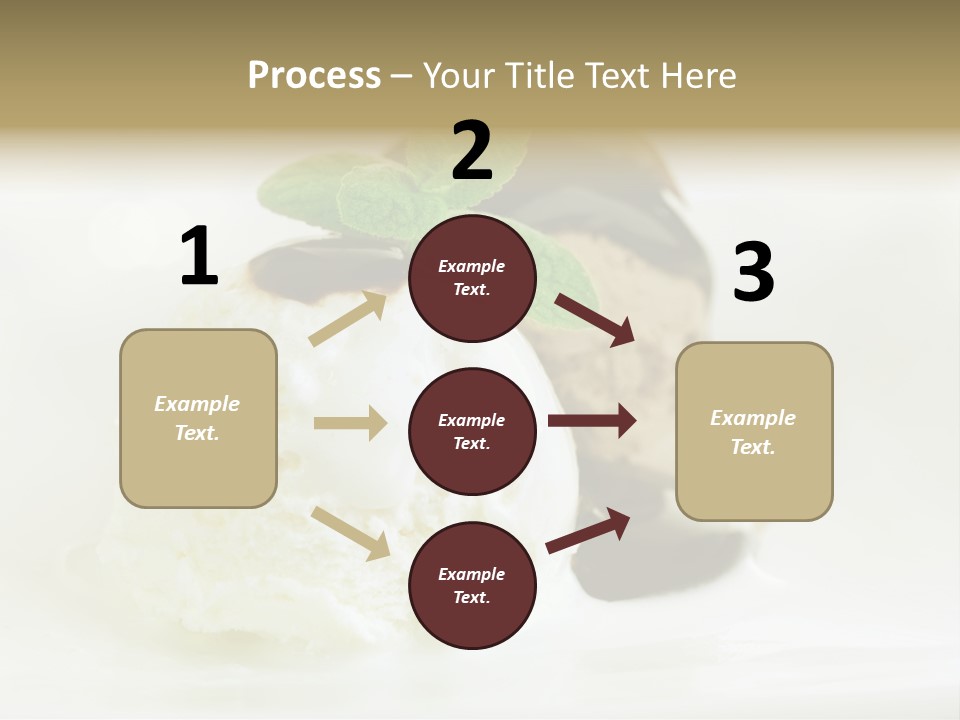 Dessert Two Topping PowerPoint Template