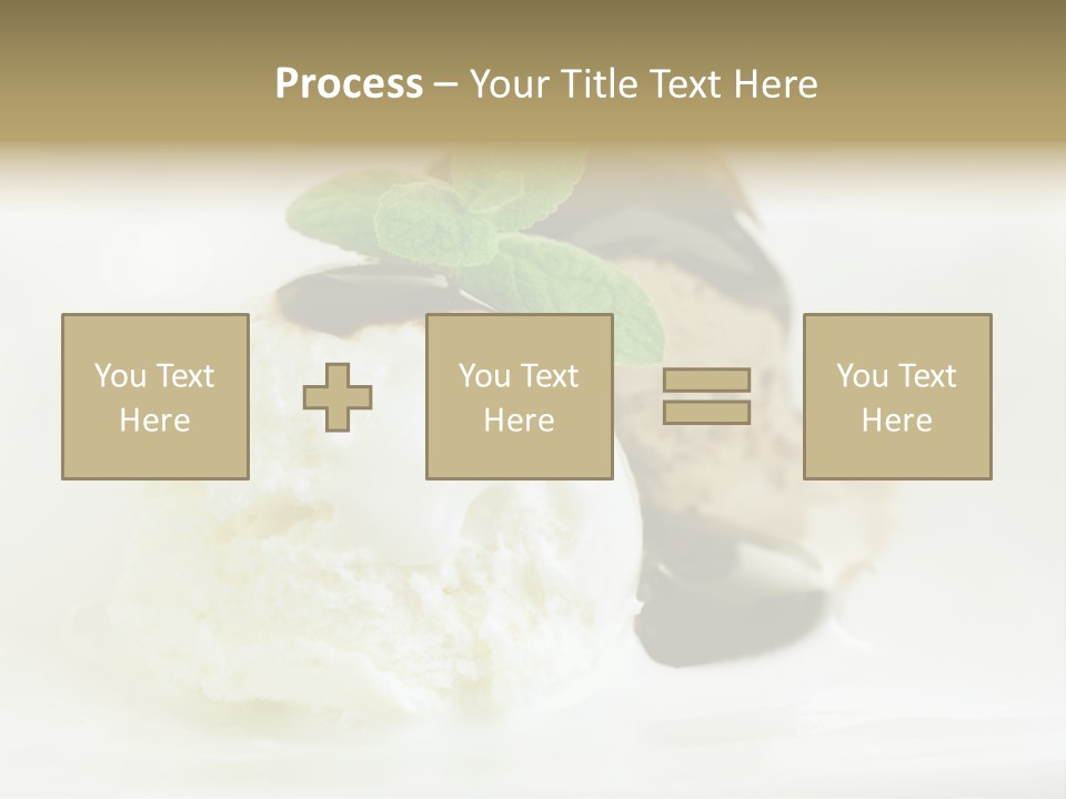 Dessert Two Topping PowerPoint Template