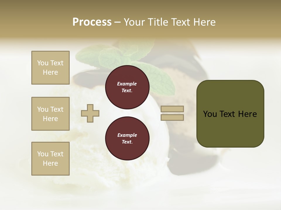 Dessert Two Topping PowerPoint Template