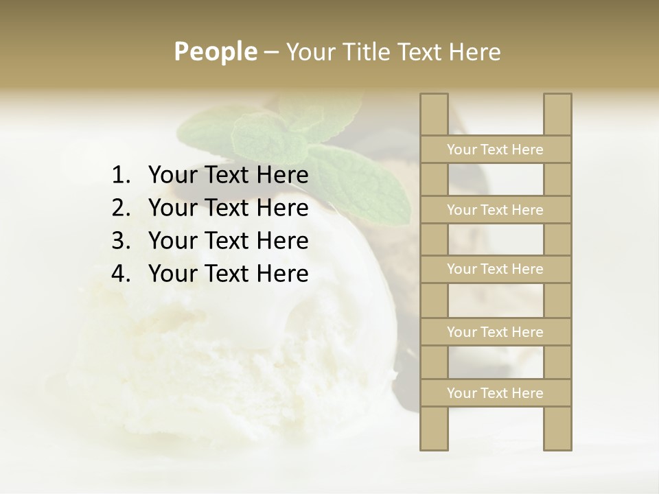 Dessert Two Topping PowerPoint Template