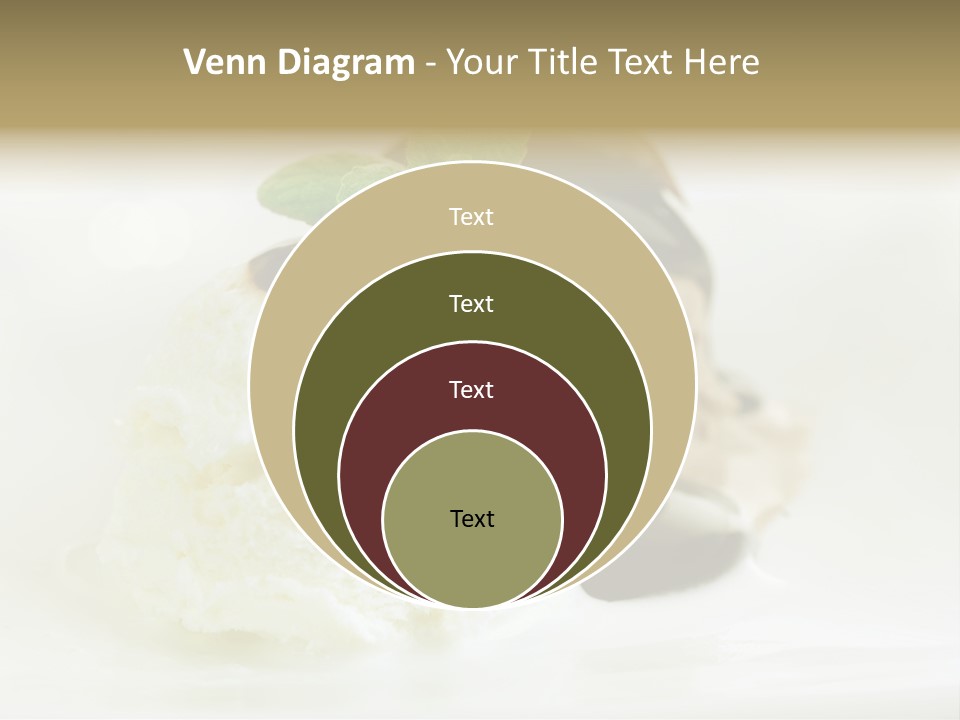 Dessert Two Topping PowerPoint Template