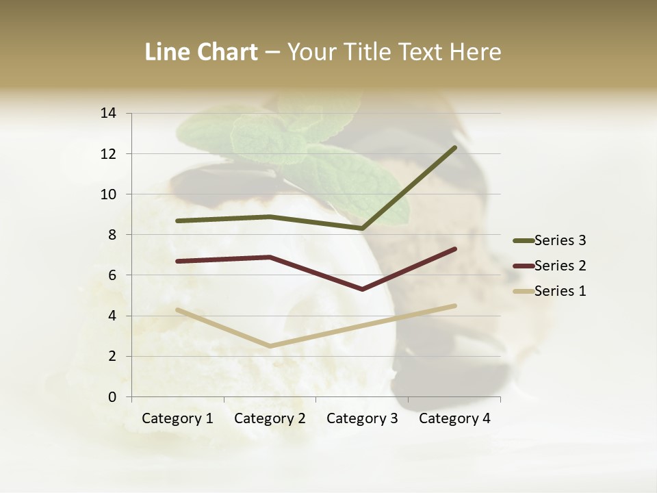Dessert Two Topping PowerPoint Template