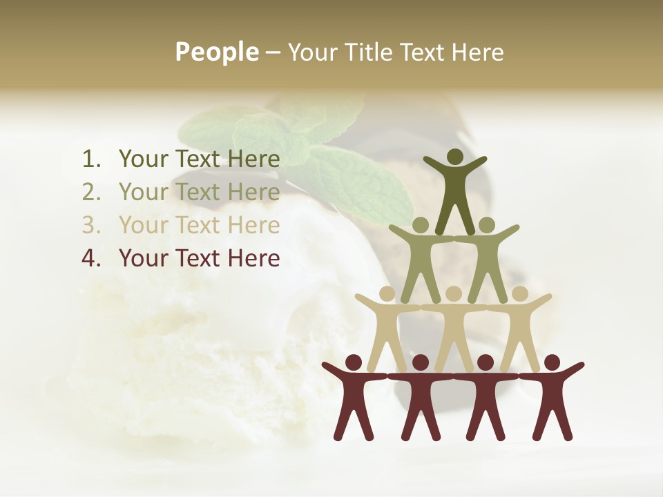 Dessert Two Topping PowerPoint Template