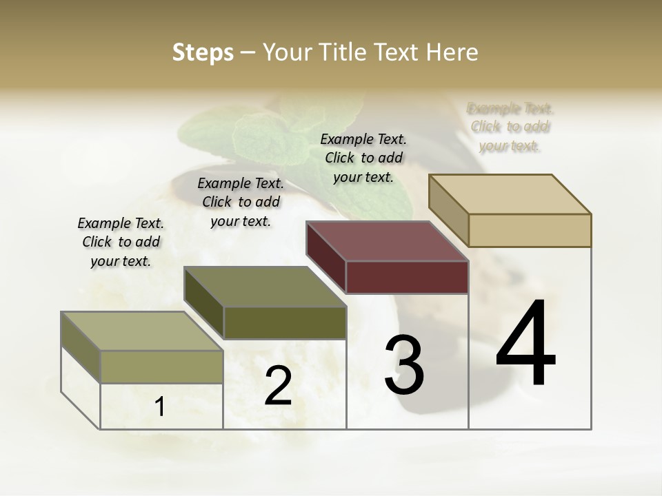 Dessert Two Topping PowerPoint Template