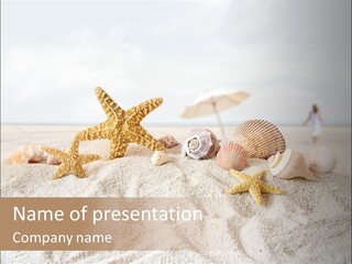 Water Travel Seashore PowerPoint Template