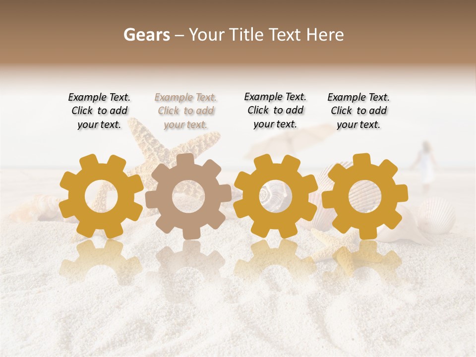 Water Travel Seashore PowerPoint Template