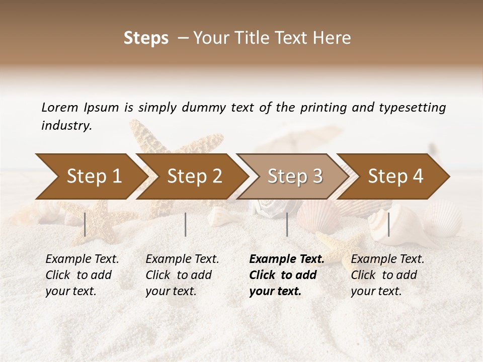 Water Travel Seashore PowerPoint Template