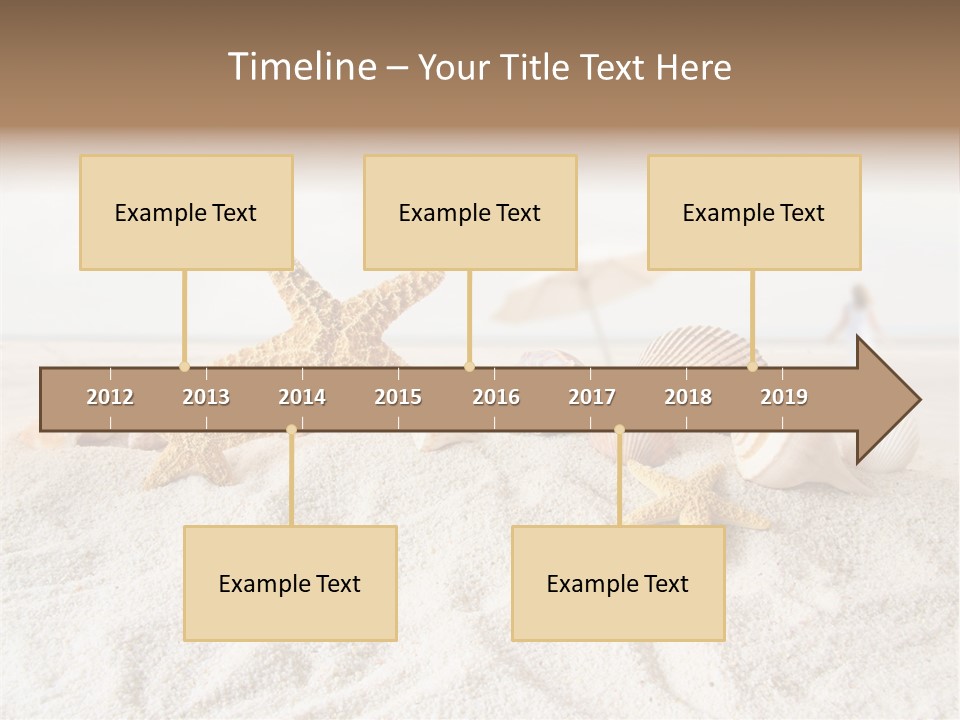 Water Travel Seashore PowerPoint Template