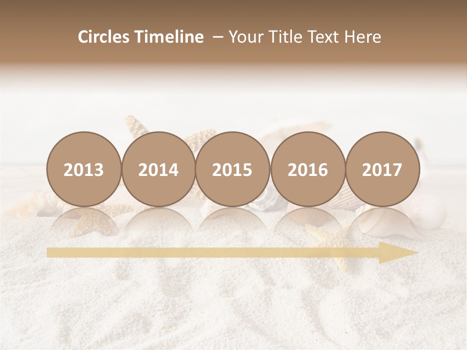 Water Travel Seashore PowerPoint Template