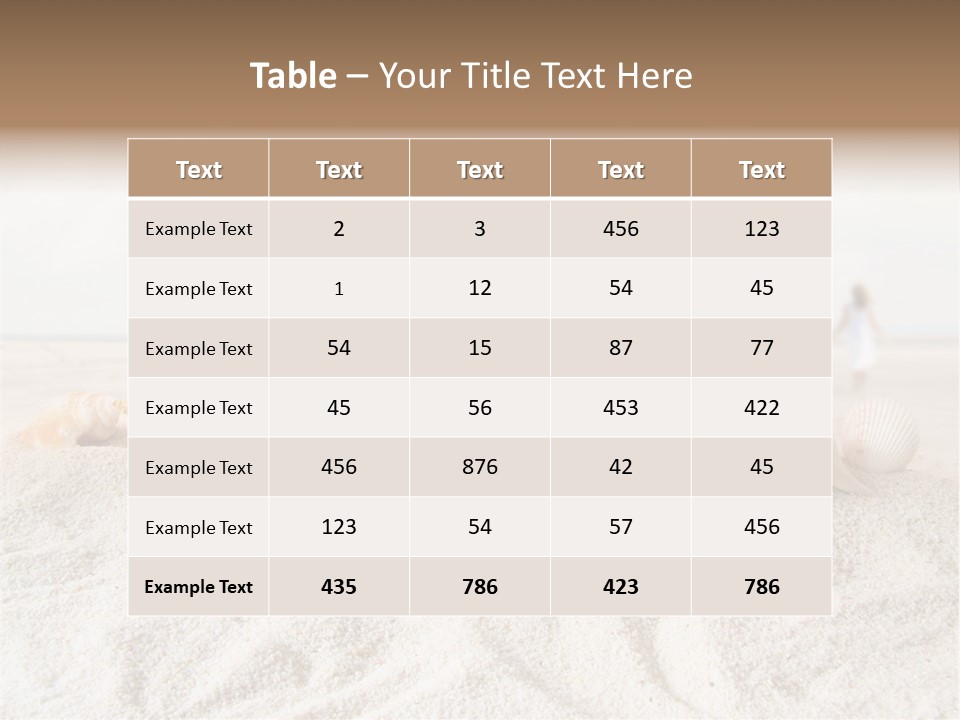 Water Travel Seashore PowerPoint Template
