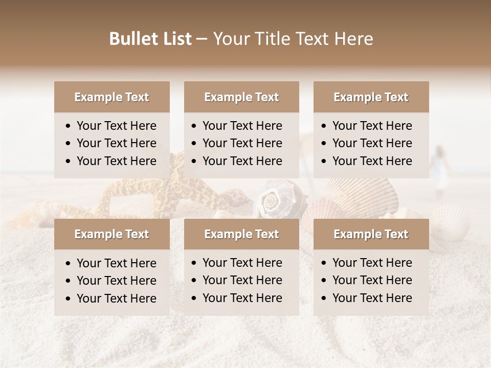 Water Travel Seashore PowerPoint Template