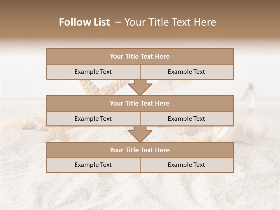 Water Travel Seashore PowerPoint Template