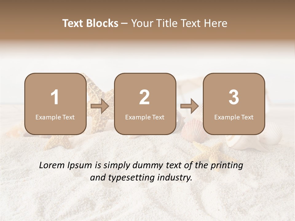 Water Travel Seashore PowerPoint Template