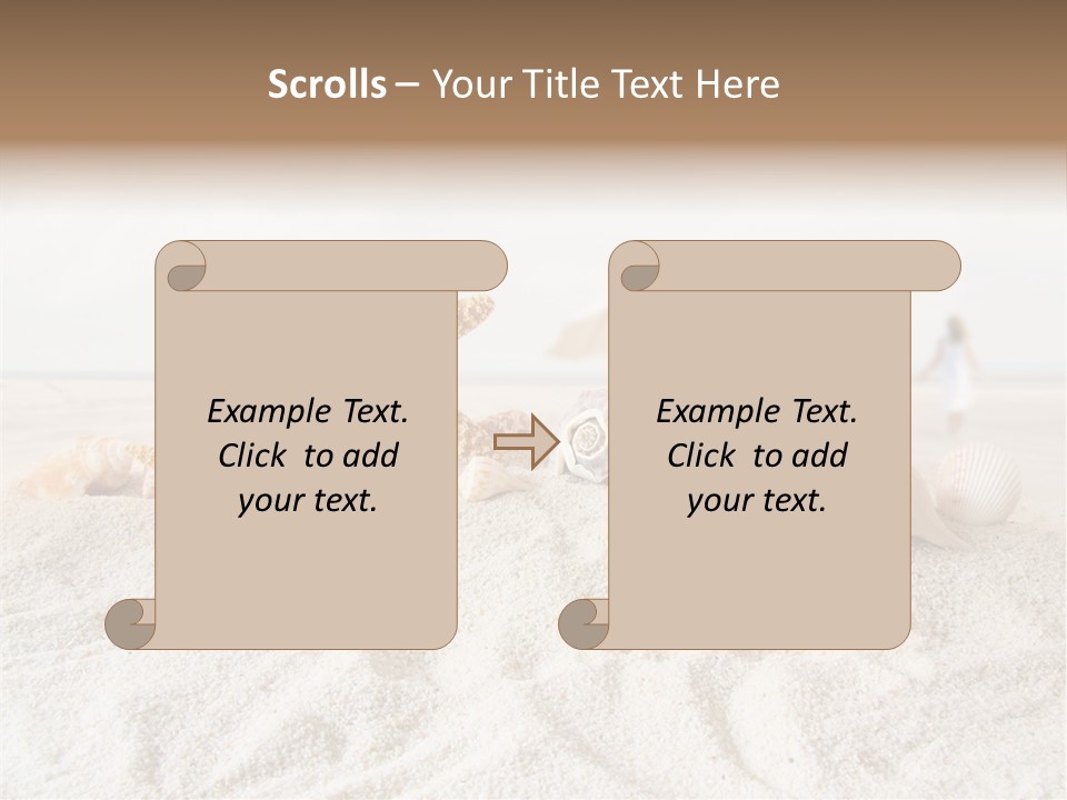 Water Travel Seashore PowerPoint Template
