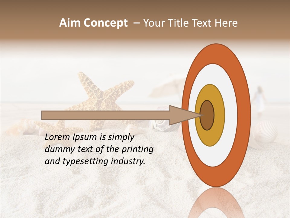 Water Travel Seashore PowerPoint Template