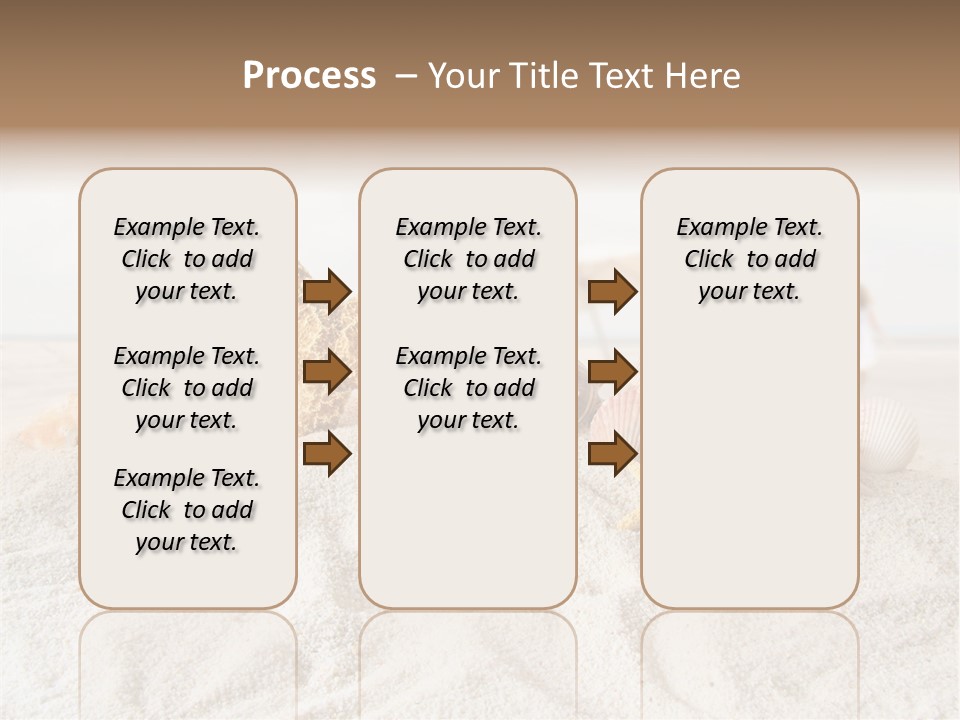 Water Travel Seashore PowerPoint Template