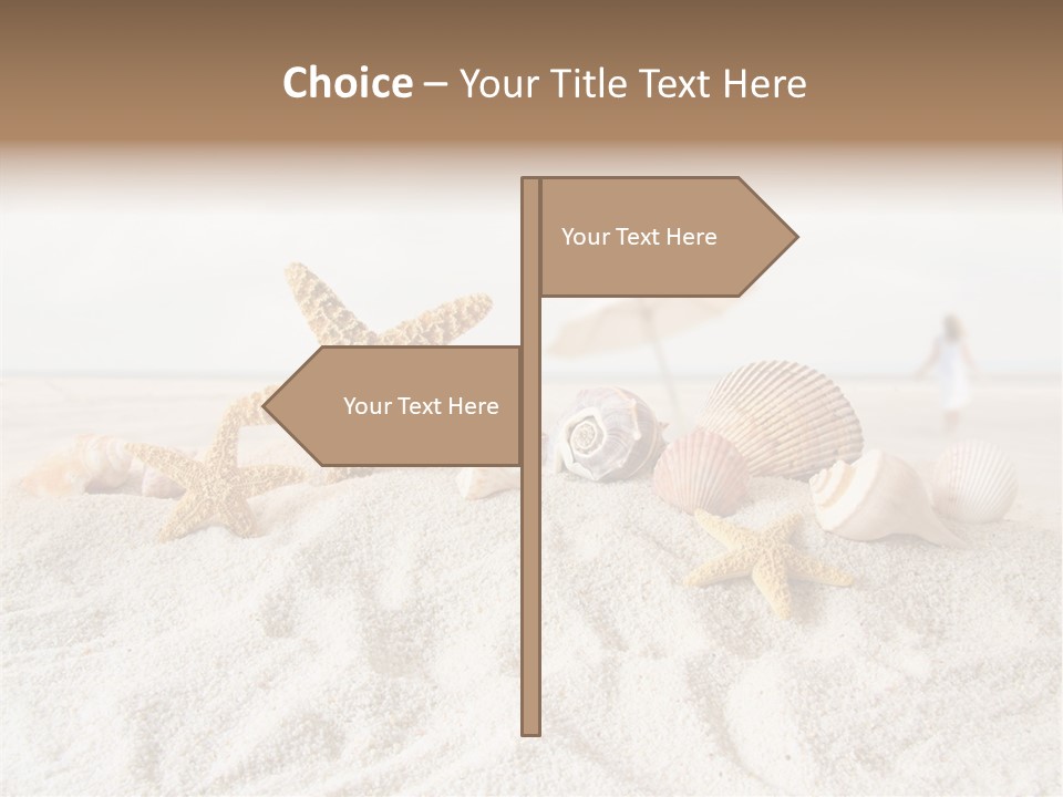 Water Travel Seashore PowerPoint Template