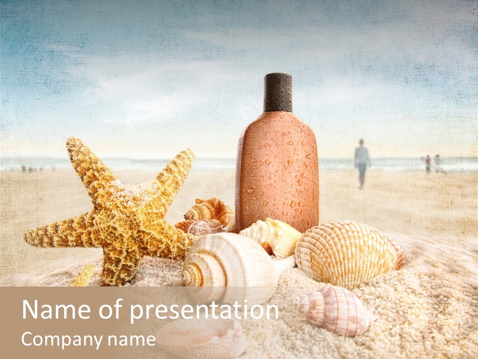 Cloud Brown Tropical PowerPoint Template