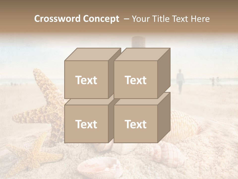 Cloud Brown Tropical PowerPoint Template