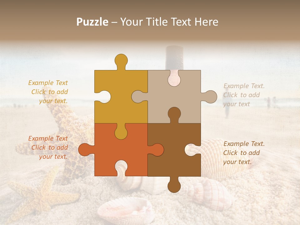 Cloud Brown Tropical PowerPoint Template