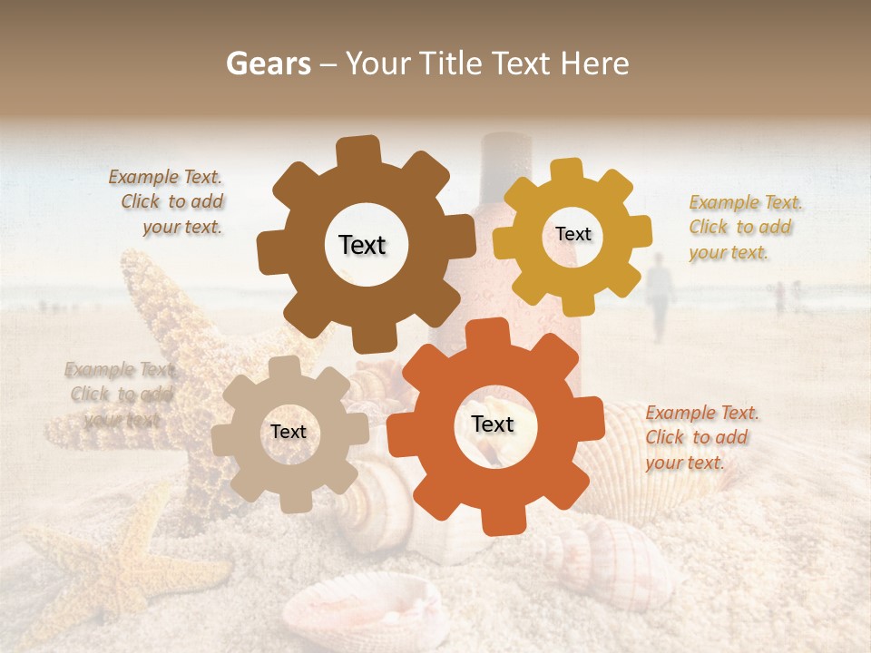 Cloud Brown Tropical PowerPoint Template