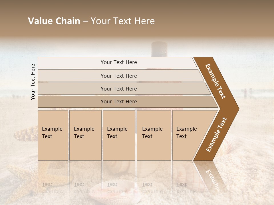 Cloud Brown Tropical PowerPoint Template