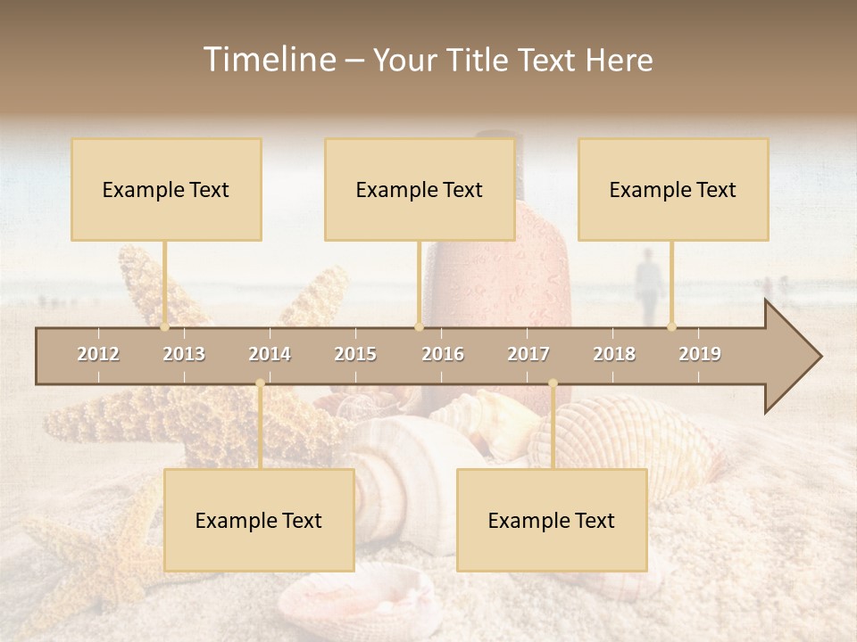 Cloud Brown Tropical PowerPoint Template