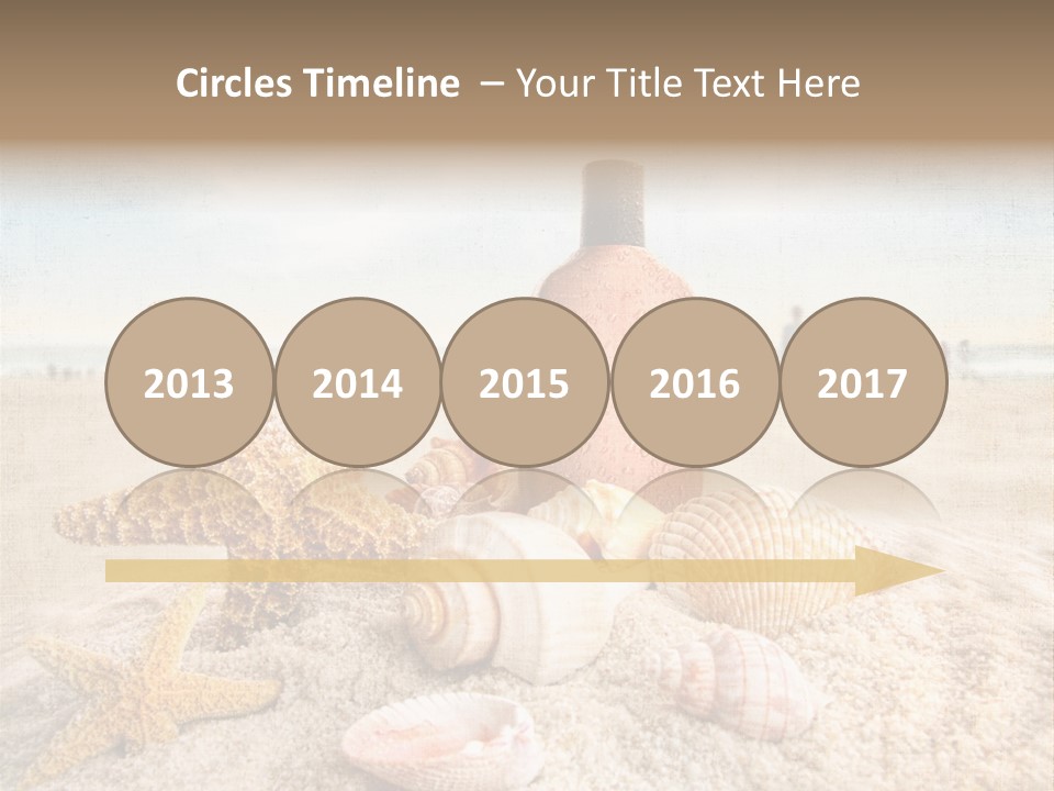 Cloud Brown Tropical PowerPoint Template