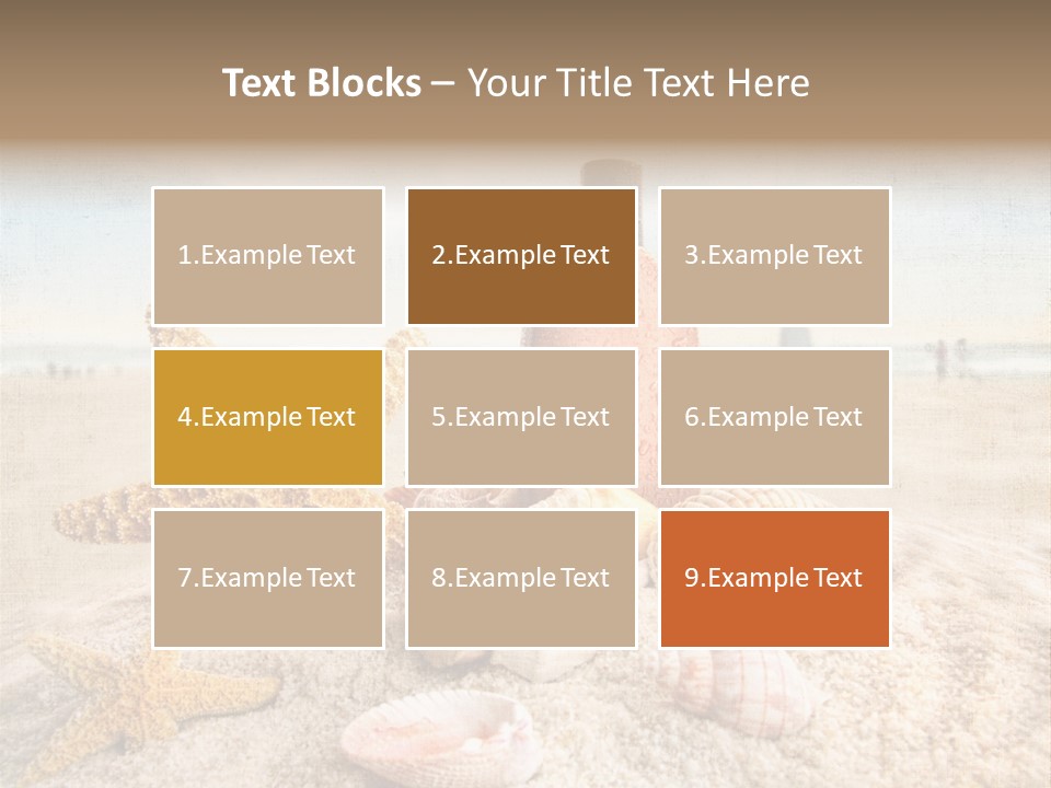 Cloud Brown Tropical PowerPoint Template