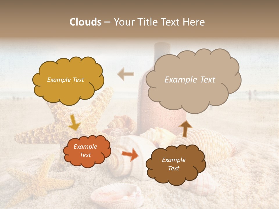 Cloud Brown Tropical PowerPoint Template