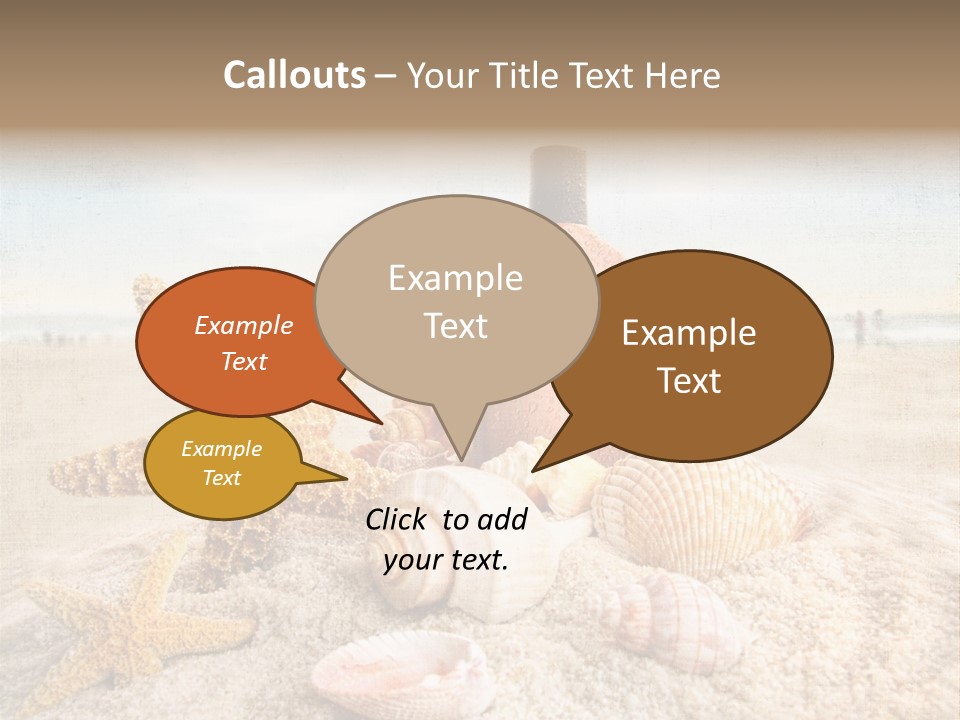 Cloud Brown Tropical PowerPoint Template