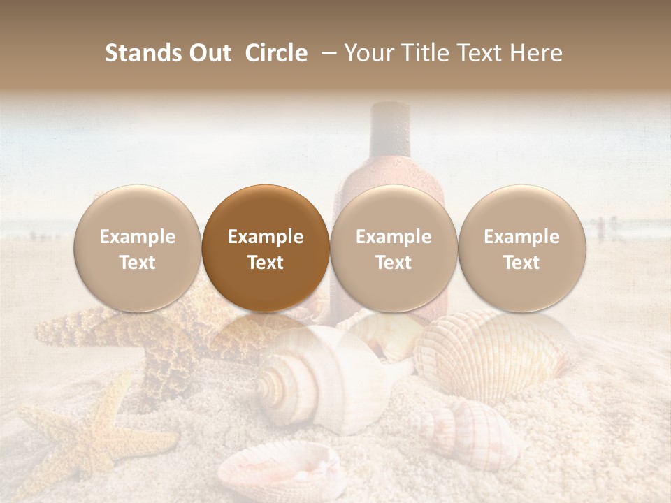 Cloud Brown Tropical PowerPoint Template