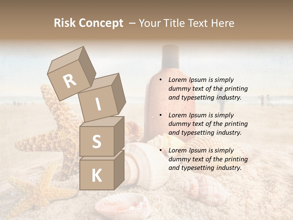 Cloud Brown Tropical PowerPoint Template