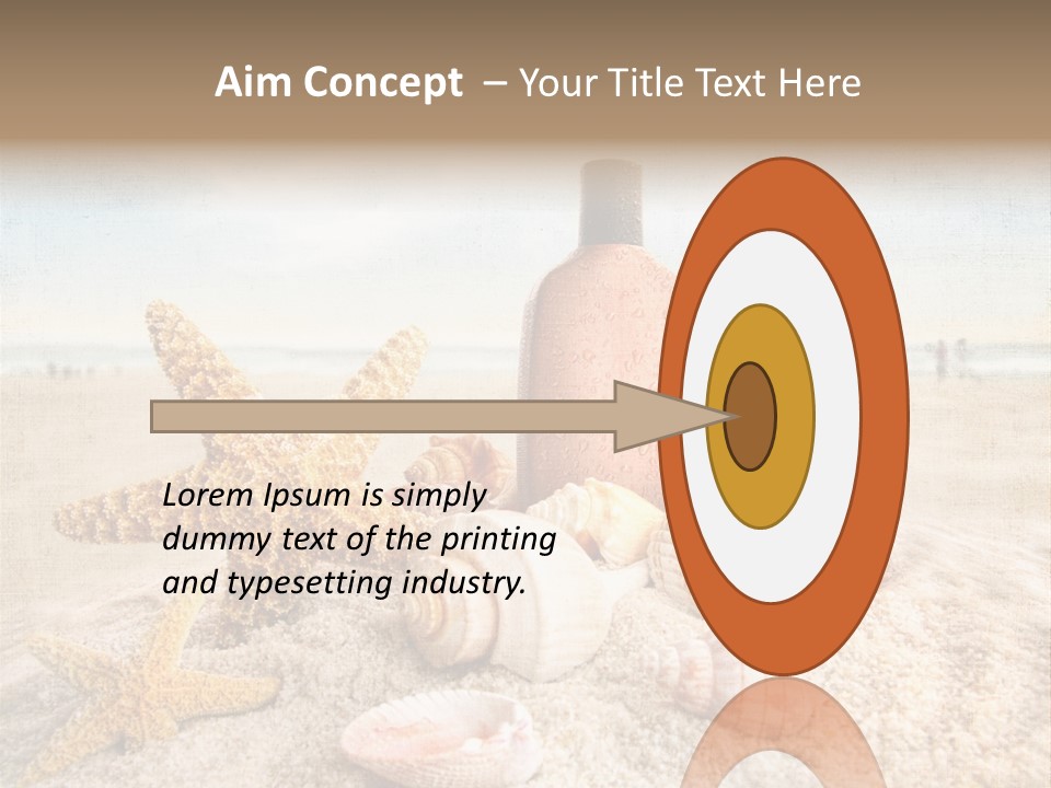 Cloud Brown Tropical PowerPoint Template