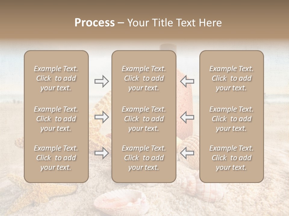 Cloud Brown Tropical PowerPoint Template