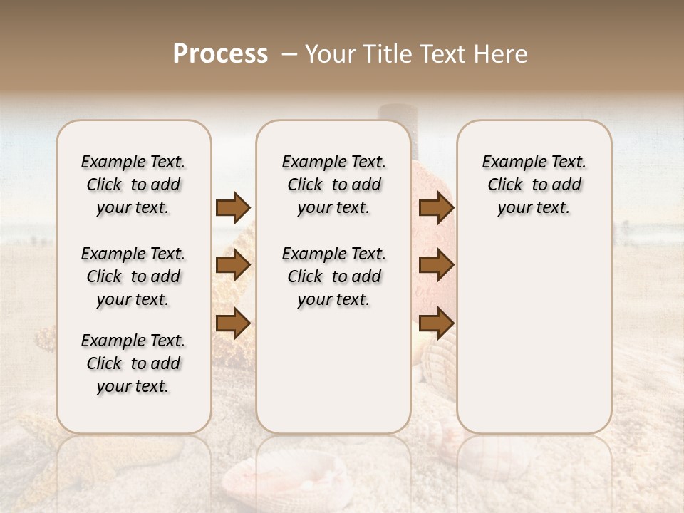 Cloud Brown Tropical PowerPoint Template