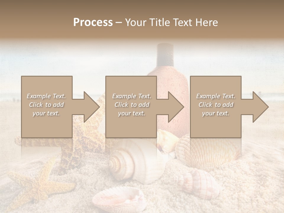 Cloud Brown Tropical PowerPoint Template