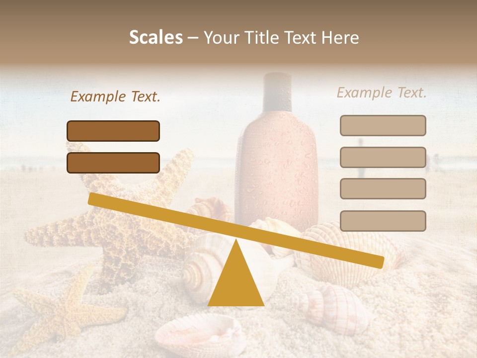 Cloud Brown Tropical PowerPoint Template