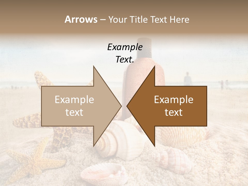 Cloud Brown Tropical PowerPoint Template