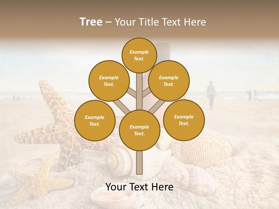 Cloud Brown Tropical PowerPoint Template