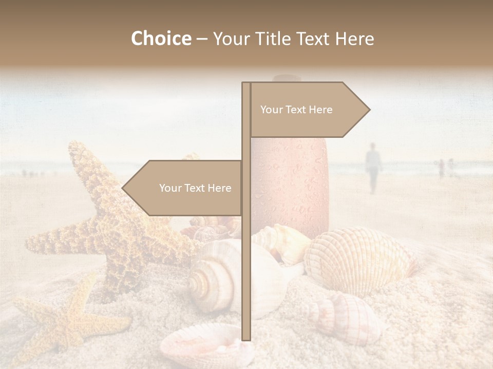 Cloud Brown Tropical PowerPoint Template