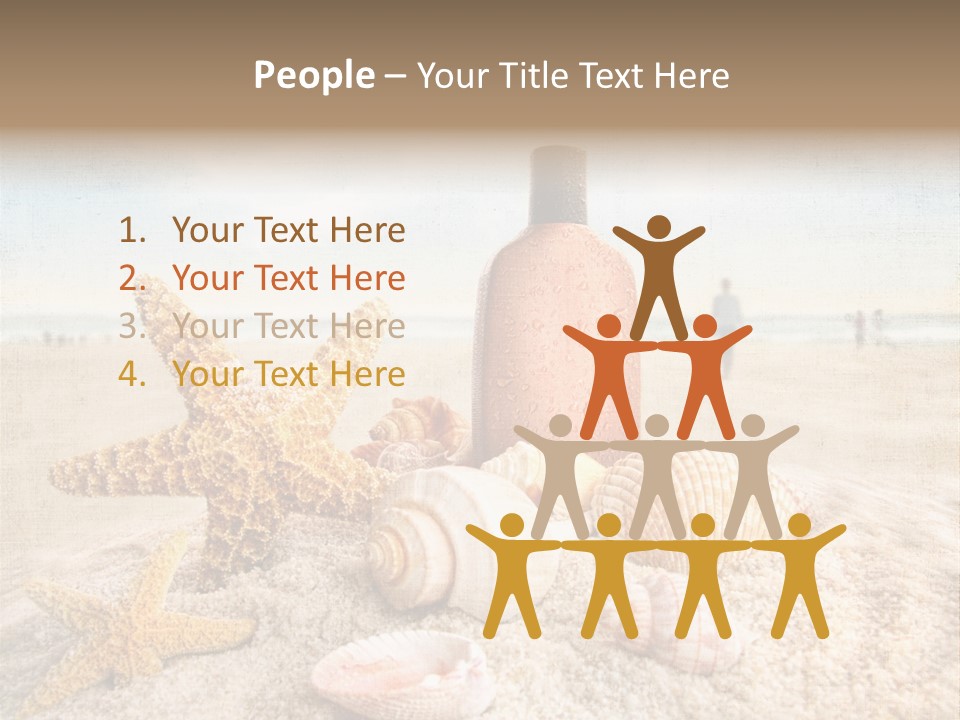 Cloud Brown Tropical PowerPoint Template