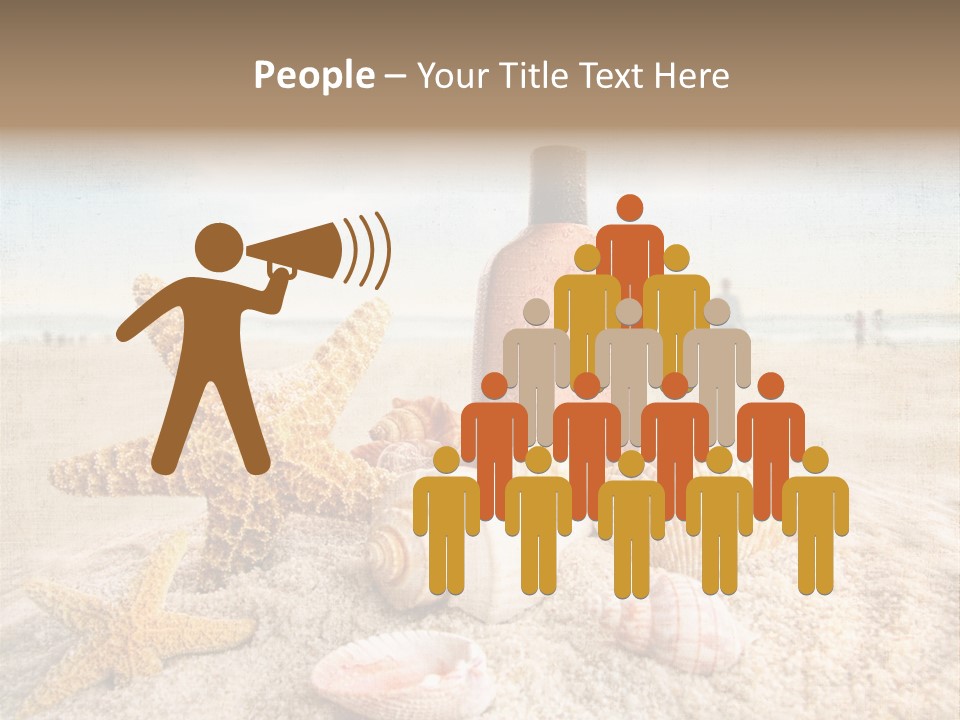 Cloud Brown Tropical PowerPoint Template