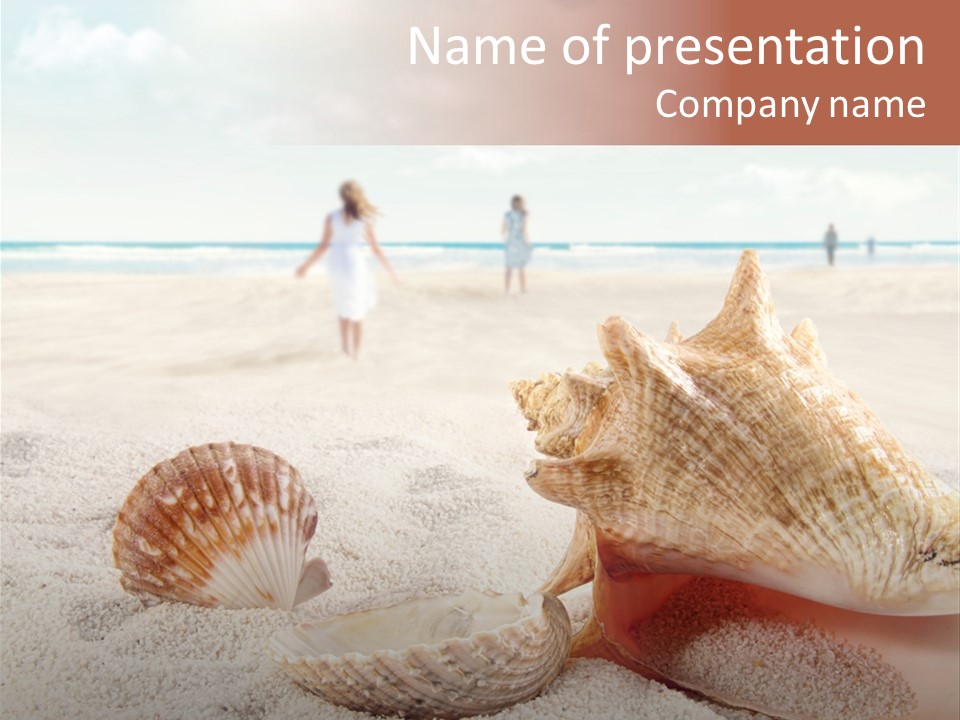 Beach Seashell Tropical PowerPoint Template