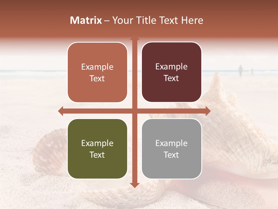Beach Seashell Tropical PowerPoint Template