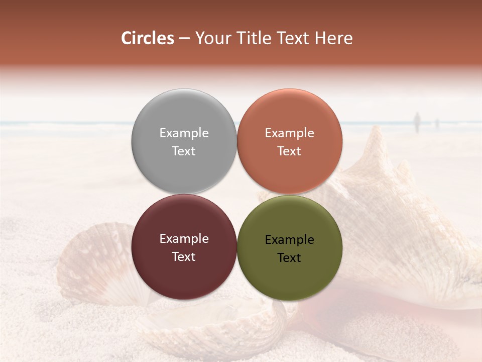 Beach Seashell Tropical PowerPoint Template