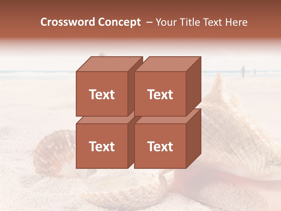 Beach Seashell Tropical PowerPoint Template