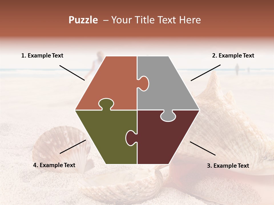 Beach Seashell Tropical PowerPoint Template