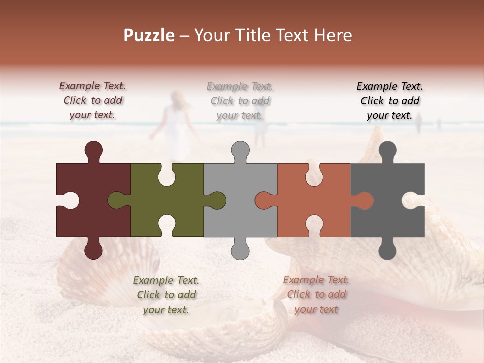 Beach Seashell Tropical PowerPoint Template